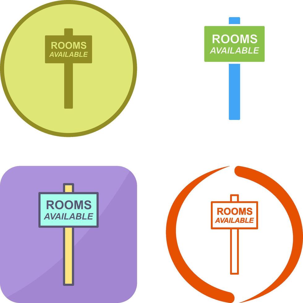 Rooms Icon Design vector