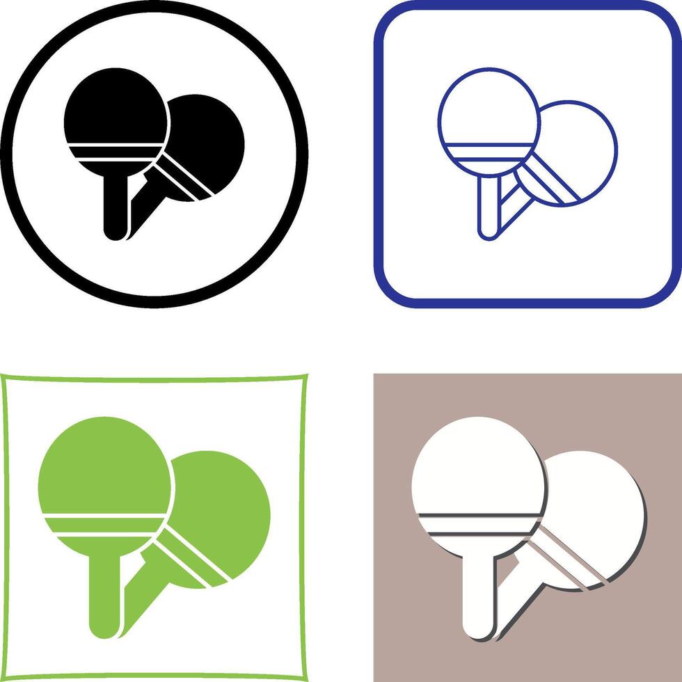 Ping Pong Icon Design vector