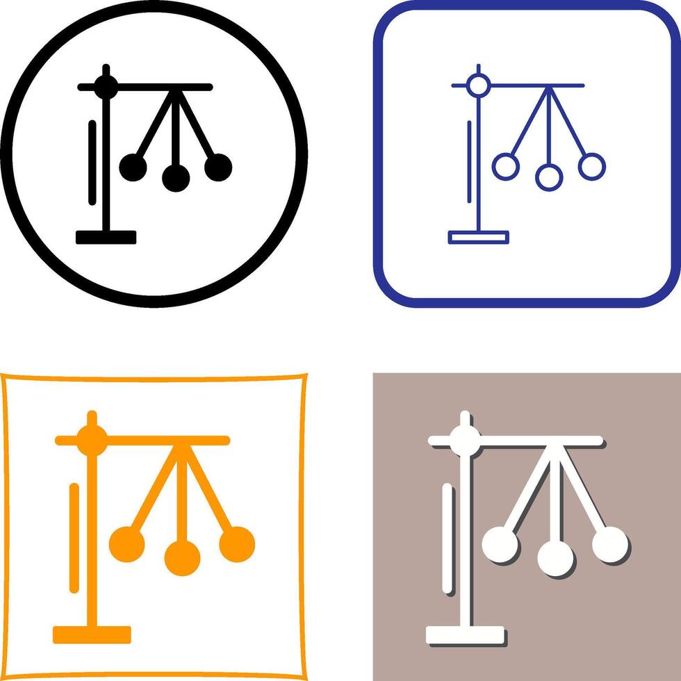 Pendulum Icon Design vector