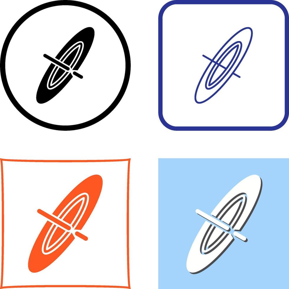 Black Hole Icon Design vector