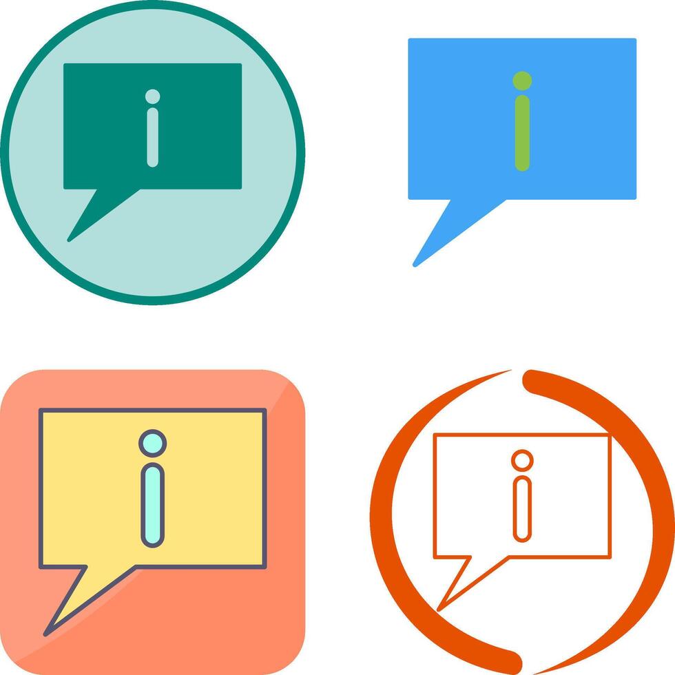 Information Icon Design vector