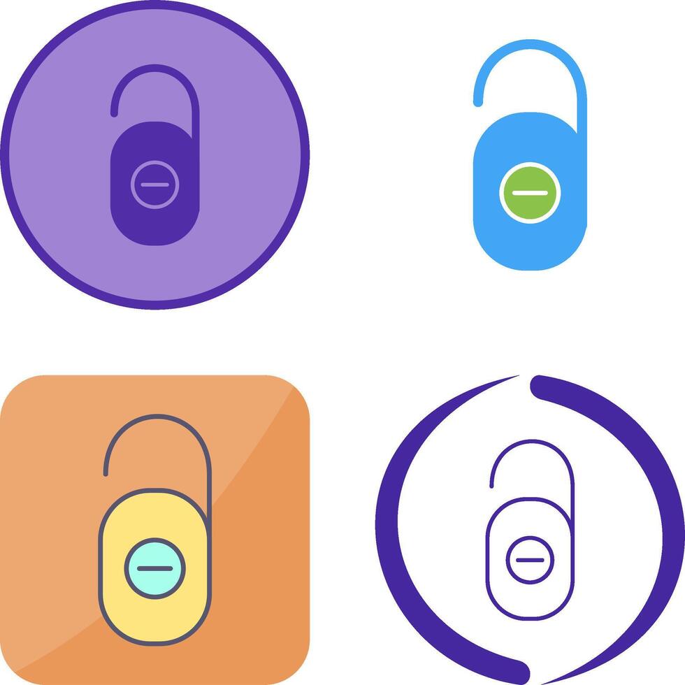 Do not Disturb Icon Design vector