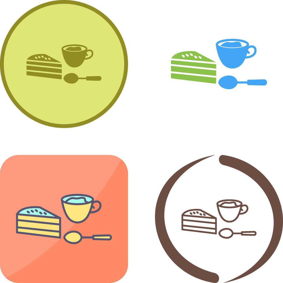 Coffee Served Icon Design vector