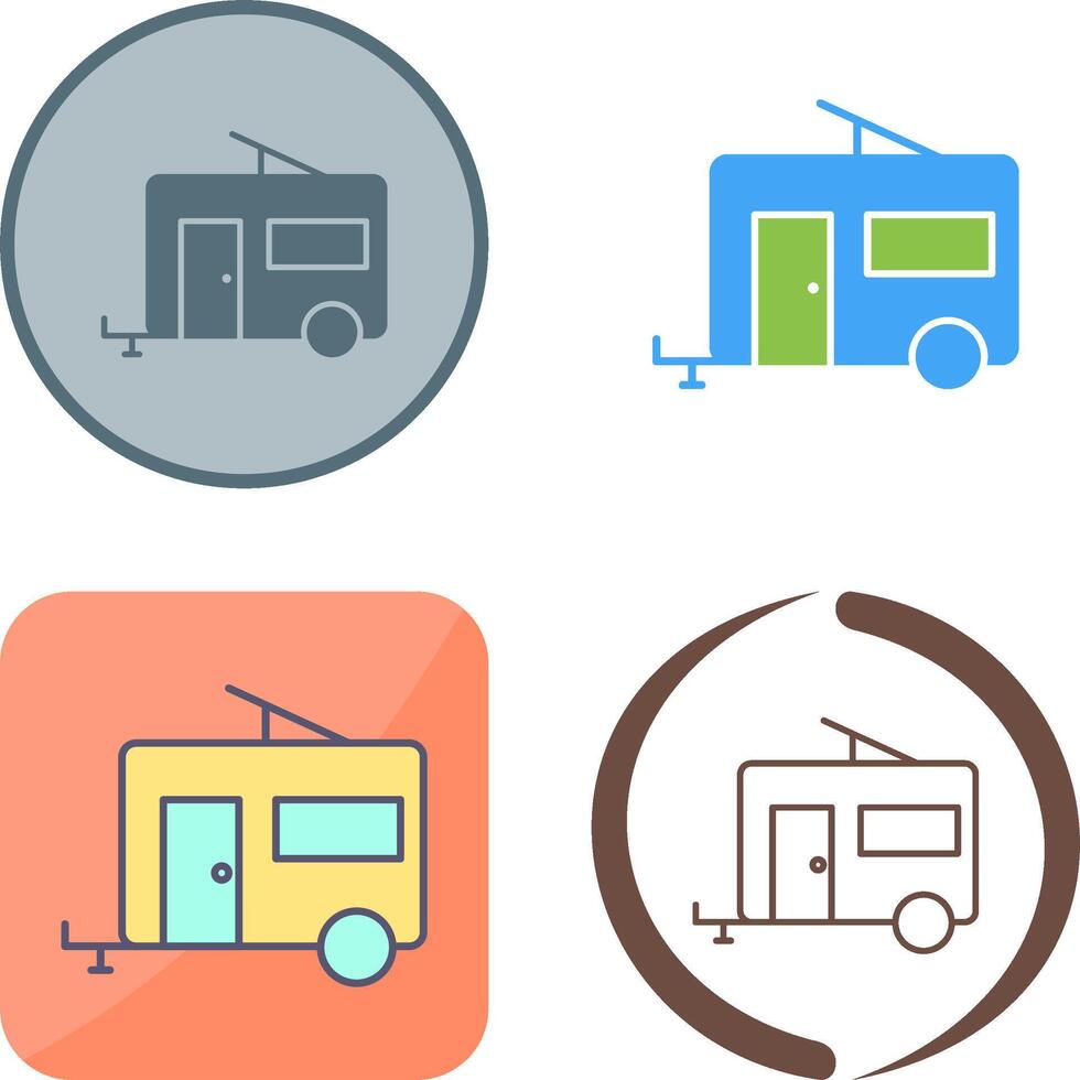 Trailer Icon Design vector