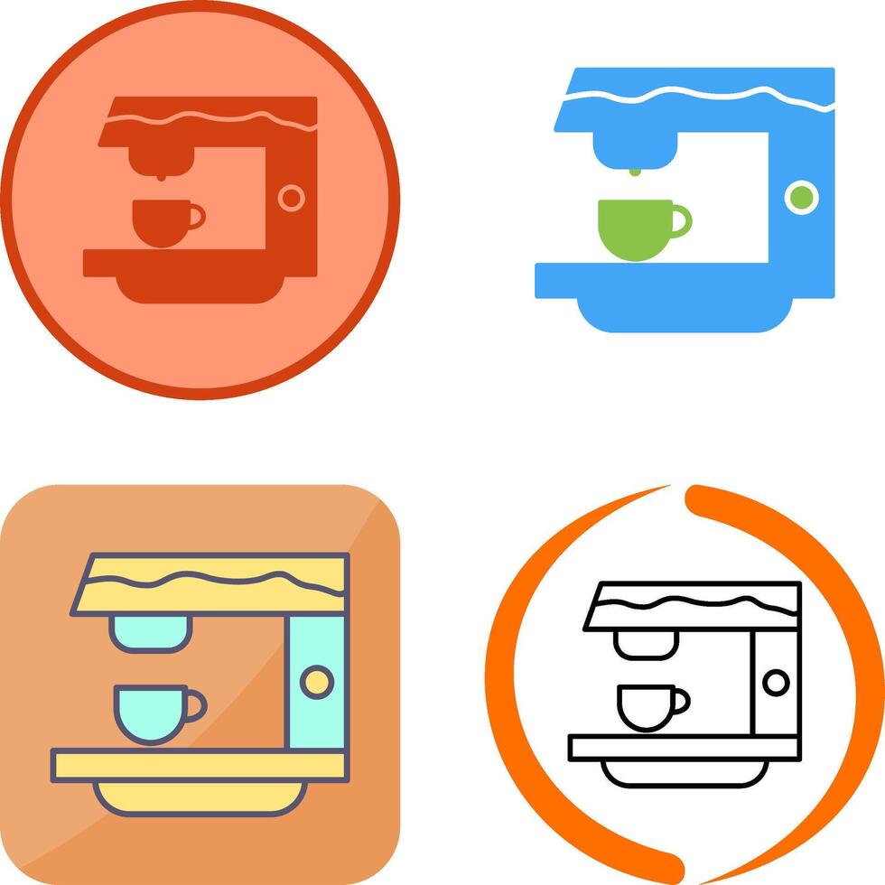 Coffee Machine Icon Design vector