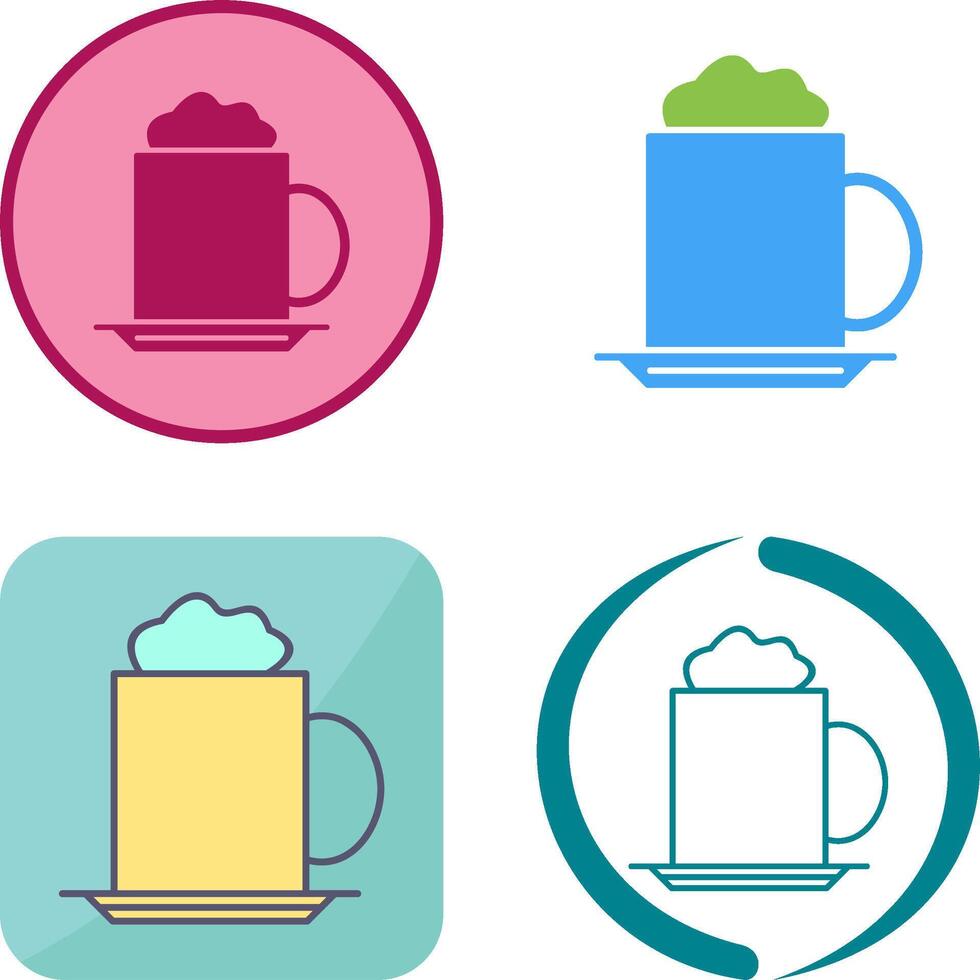 Cappucino Icon Design vector