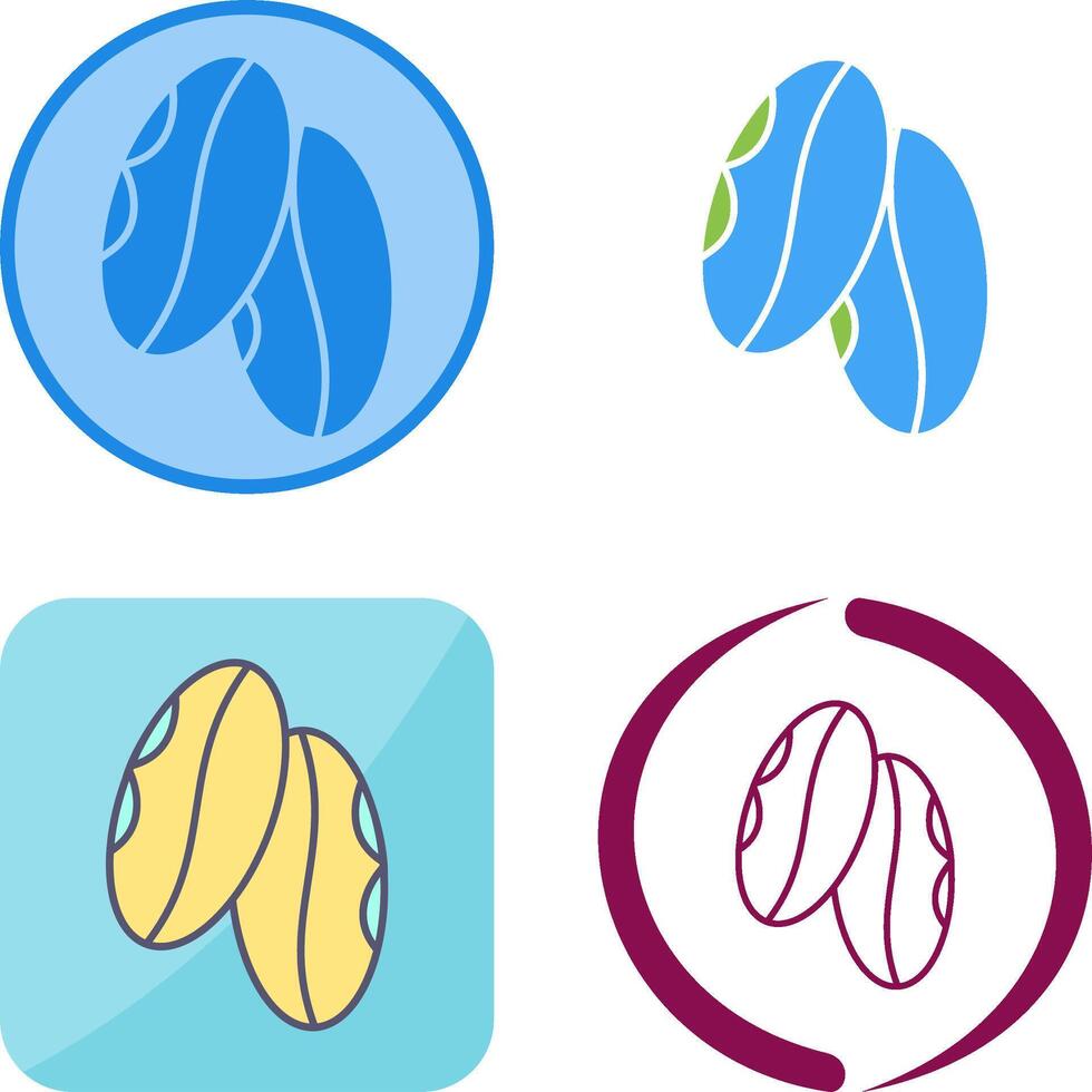 Coffee Grain Icon Design vector