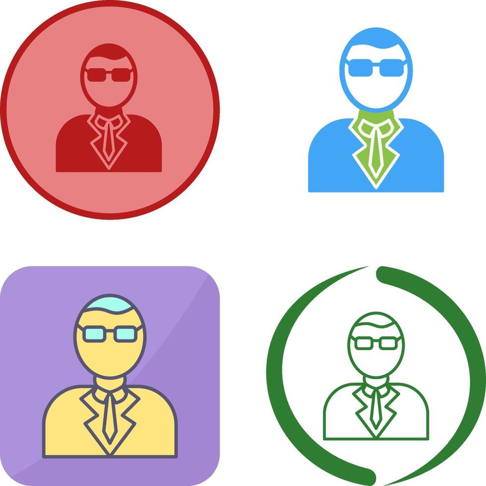 Casino Manager Icon Design vector