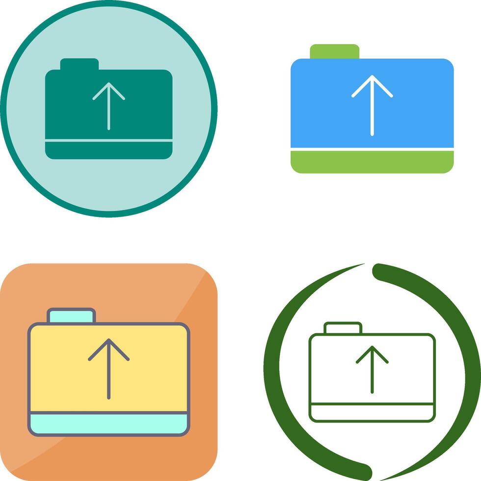 Unique Folder Icon Design vector