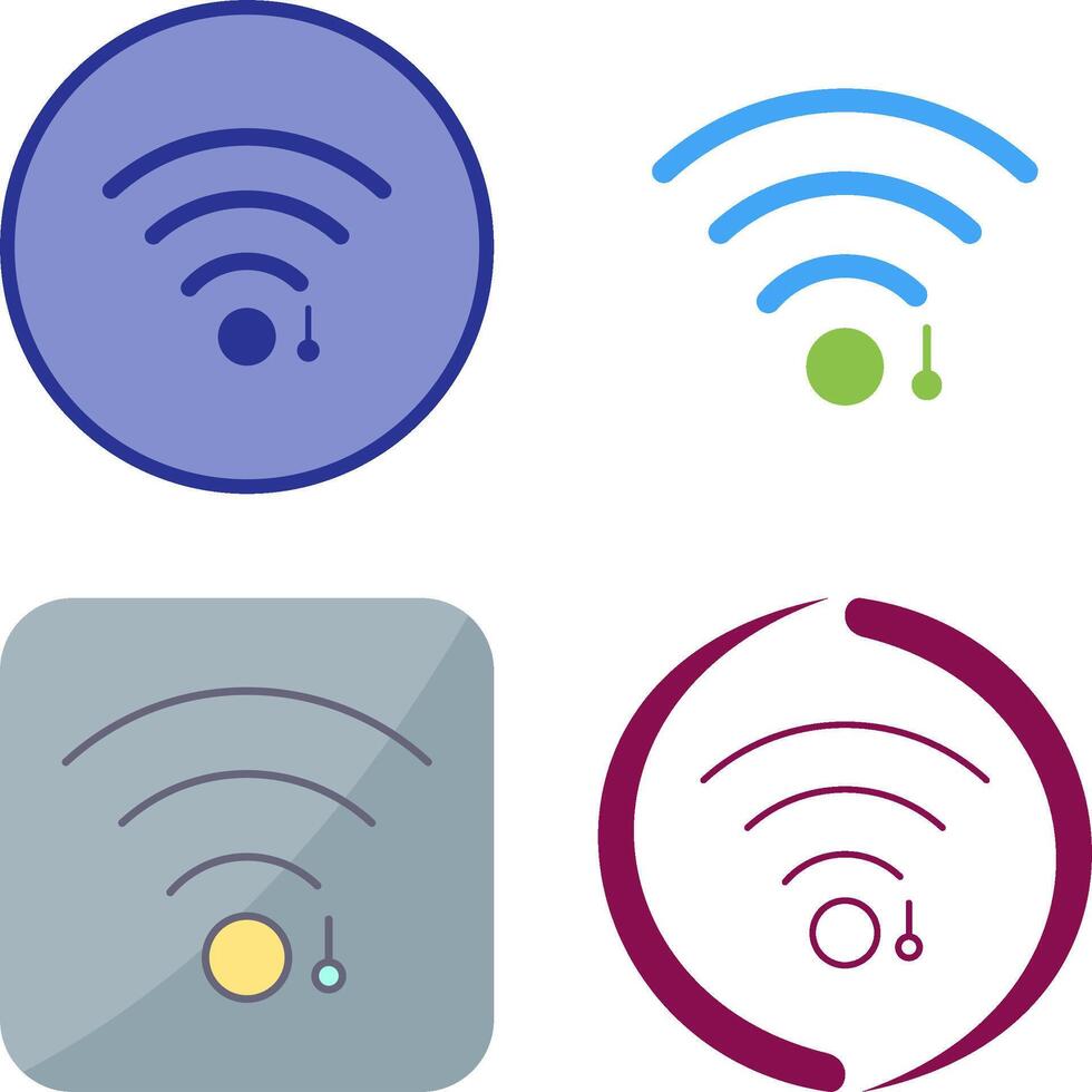 Unique WiFi Sign Icon Design vector