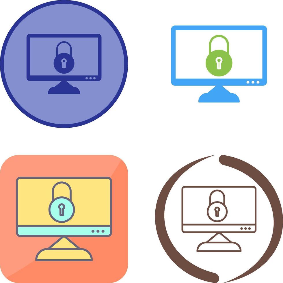 Unique Confidentiality Icon Design vector