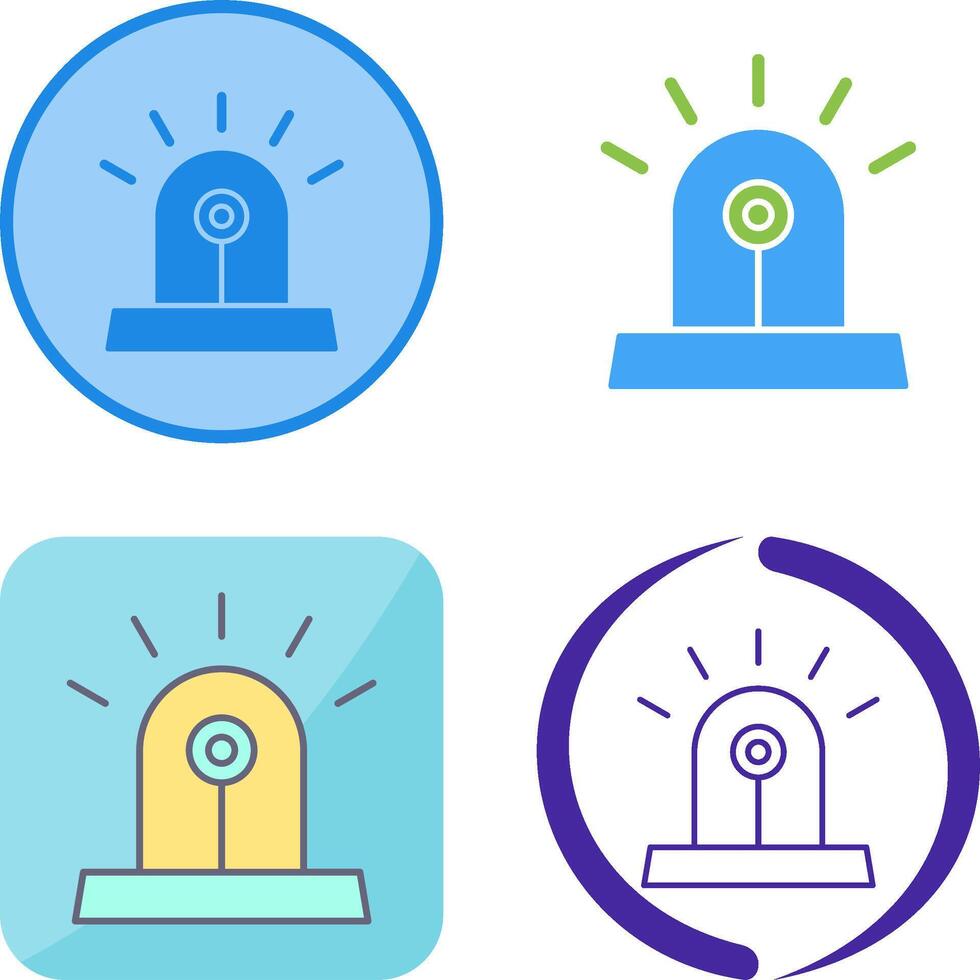 Unique Siren Icon Design vector