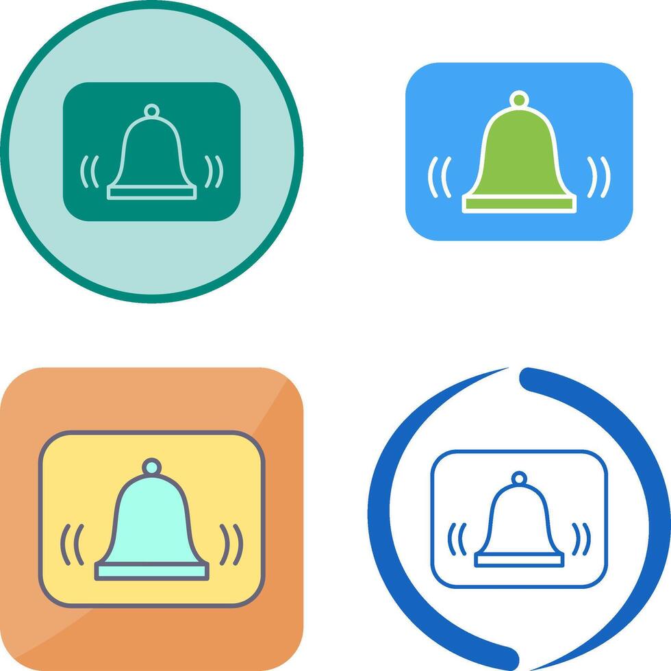 Unique Alarm Icon Design vector