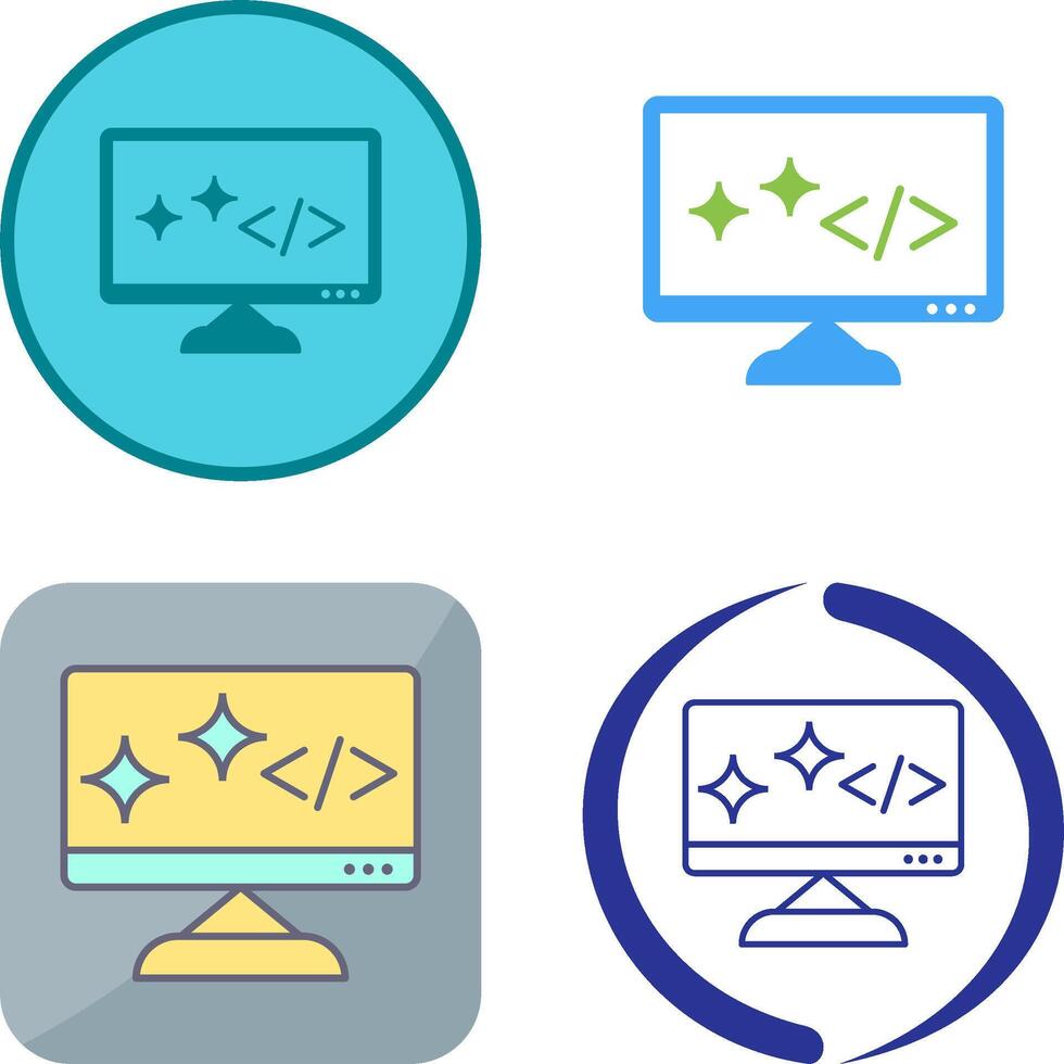 Unique Clean Code Icon Design 45535136 Vector Art at Vecteezy