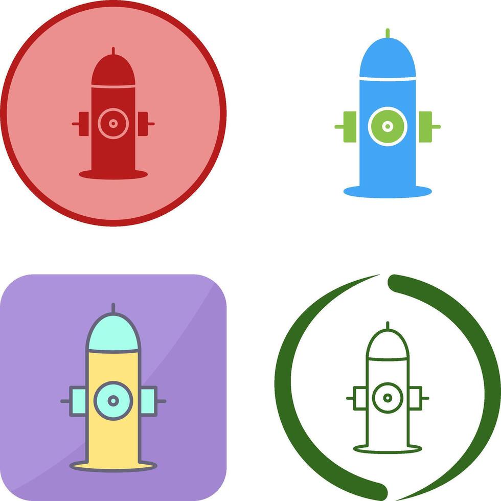 Unique Hydrant Icon Design vector
