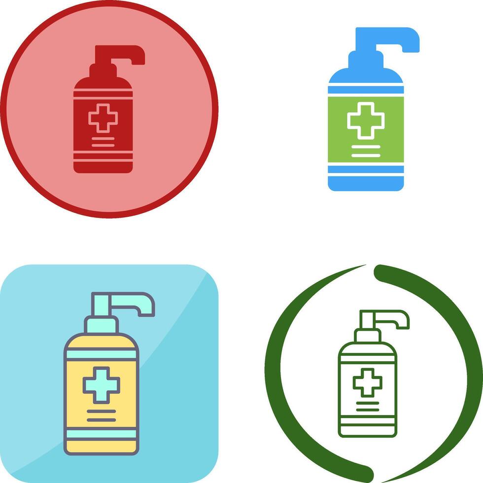 Antiseptic Icon Design vector