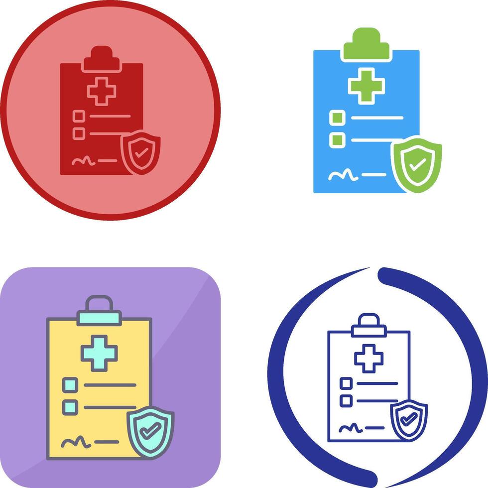 Health Protection Icon Design vector