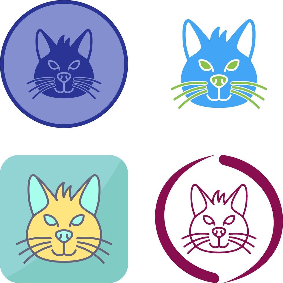 Cat Icon Design vector