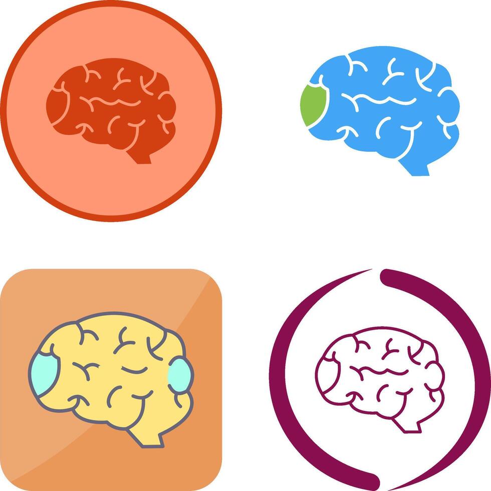 Brain Icon Design vector