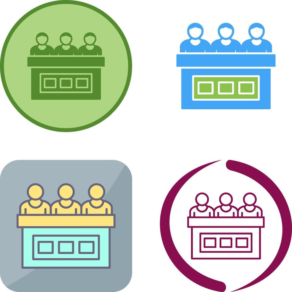 Jury Icon Design vector