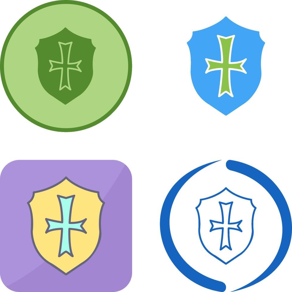 Unique Sheild Icon Design vector