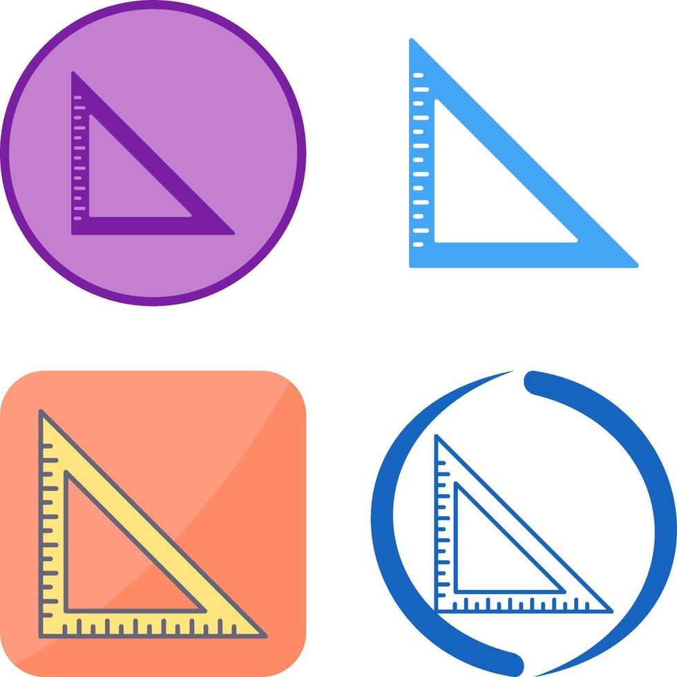 Set Square Icon Design vector