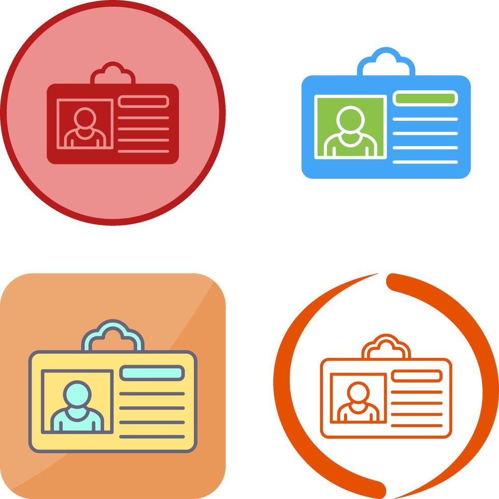 Criminal Card Icon Design vector