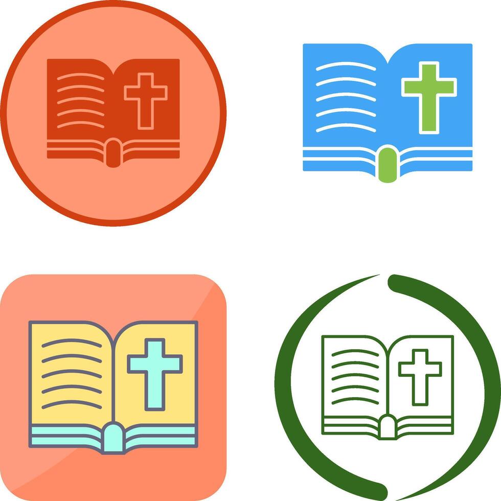 bible Icon Design vector