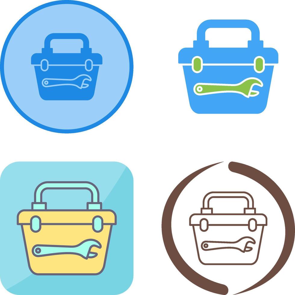 Toolbox Icon Design vector