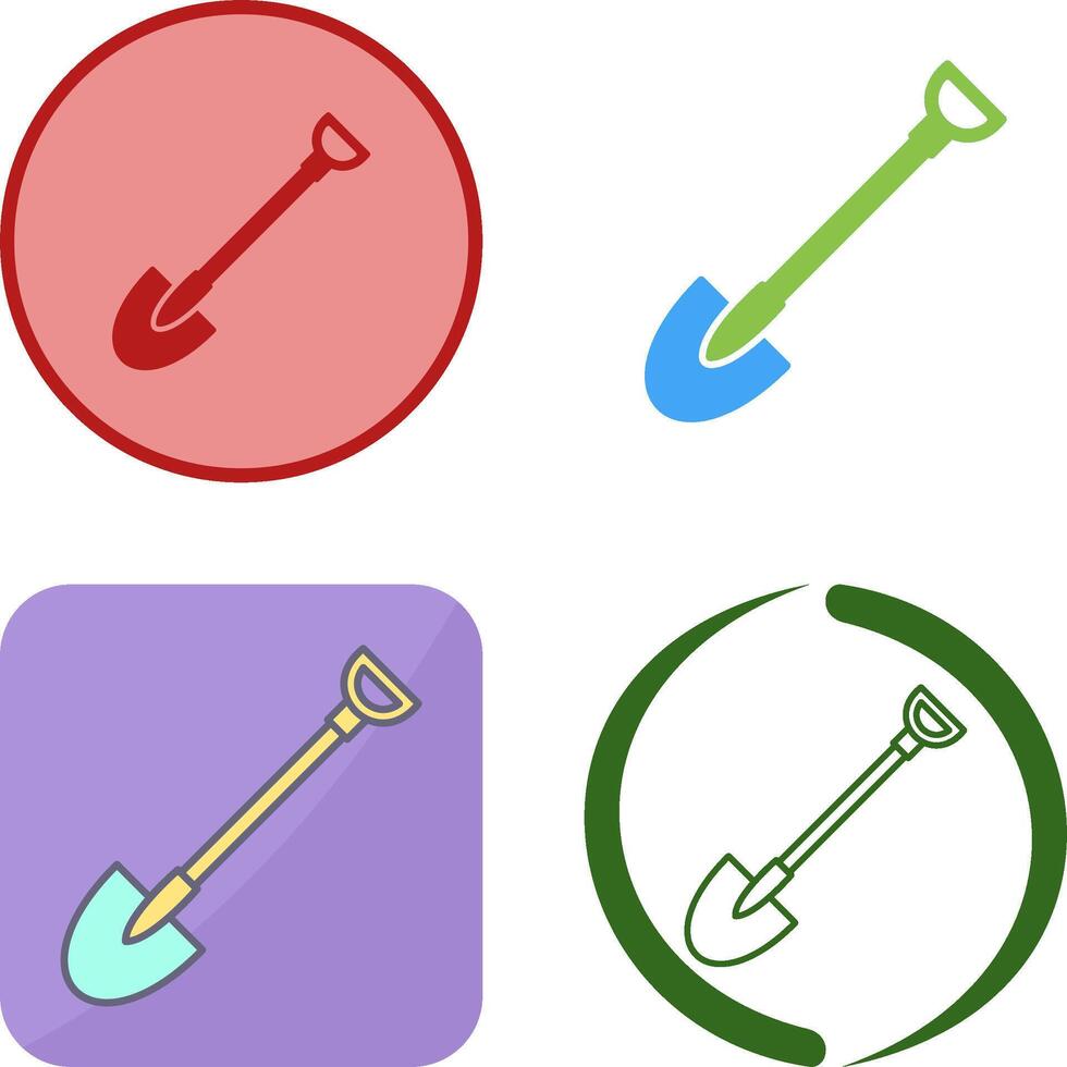 Shovel Icon Design vector