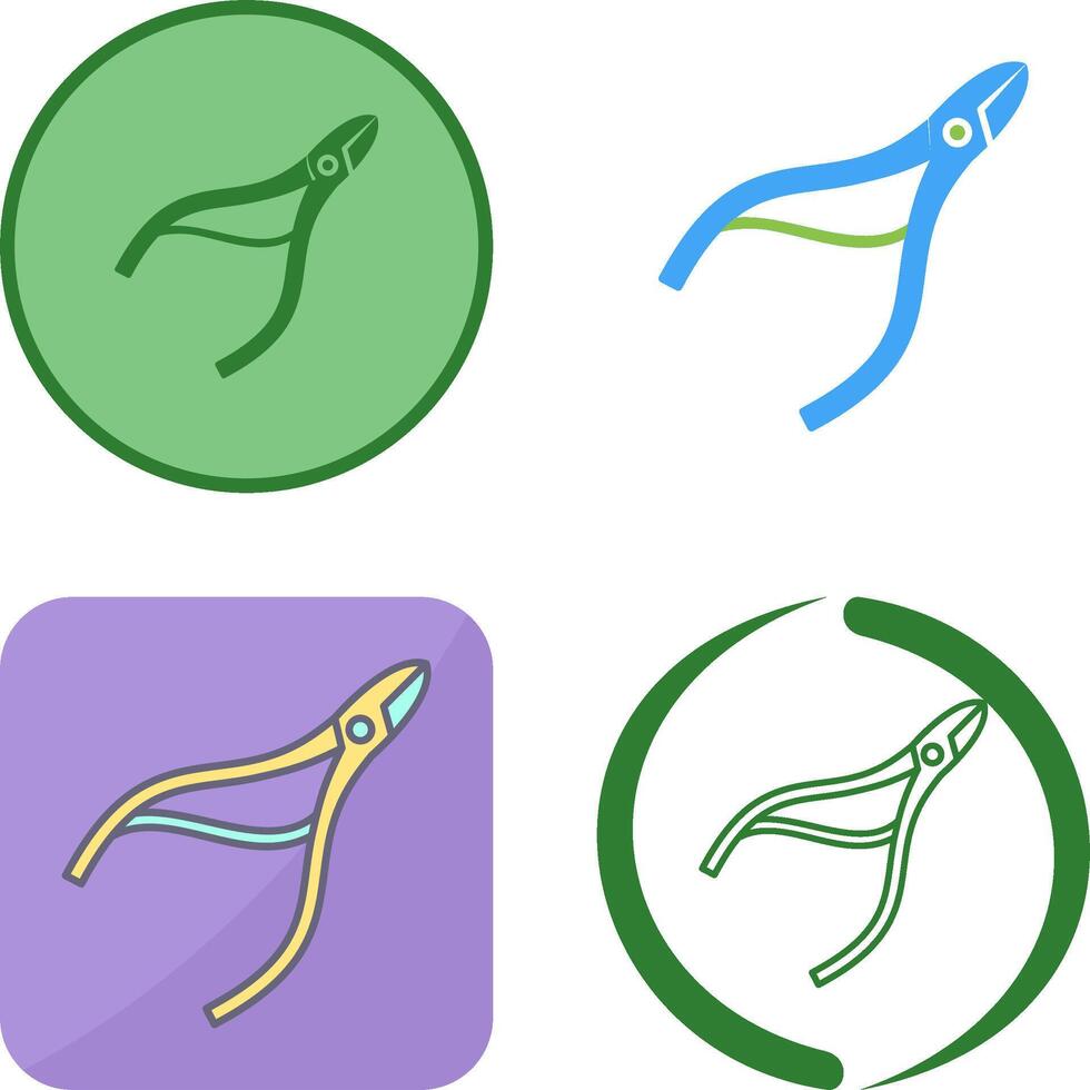 Nippers Icon Design vector