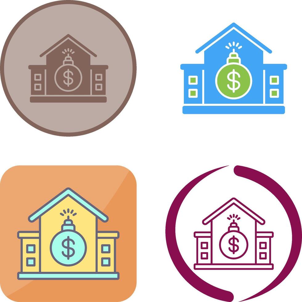 Debt Icon Design vector