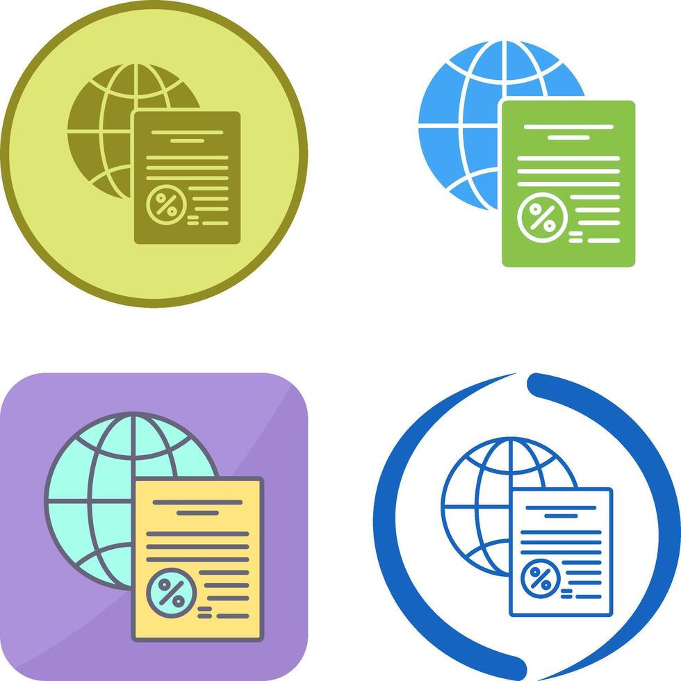 Global Icon Design vector