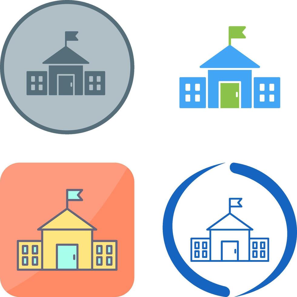 Presidential Building Icon Design vector