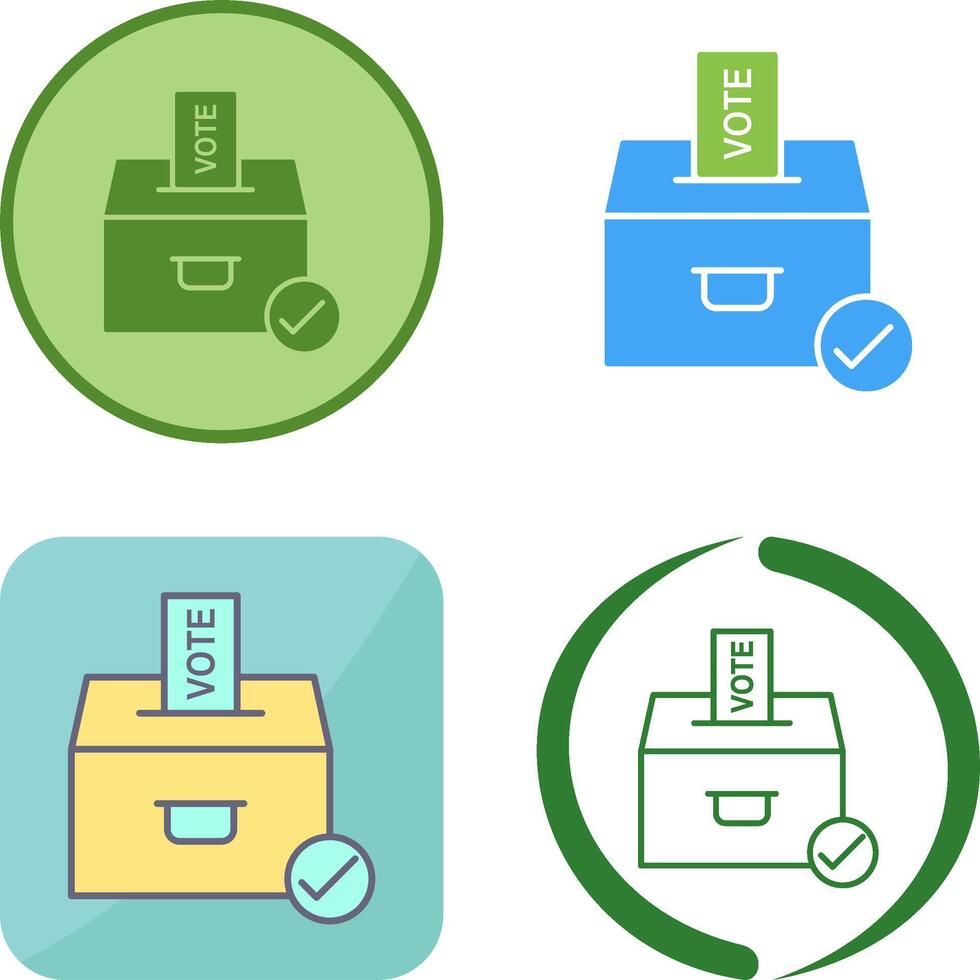 Going to cast ote Icon Design vector