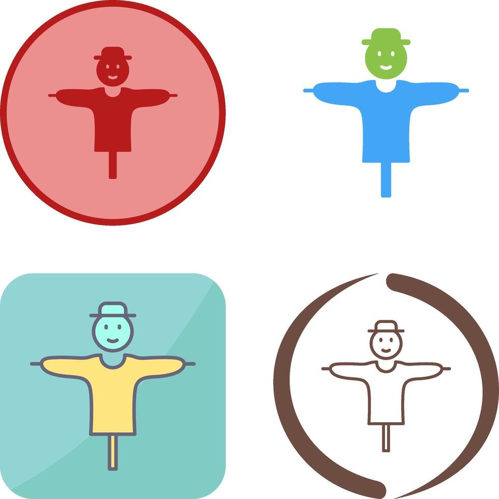Scare Crow Icon Design vector