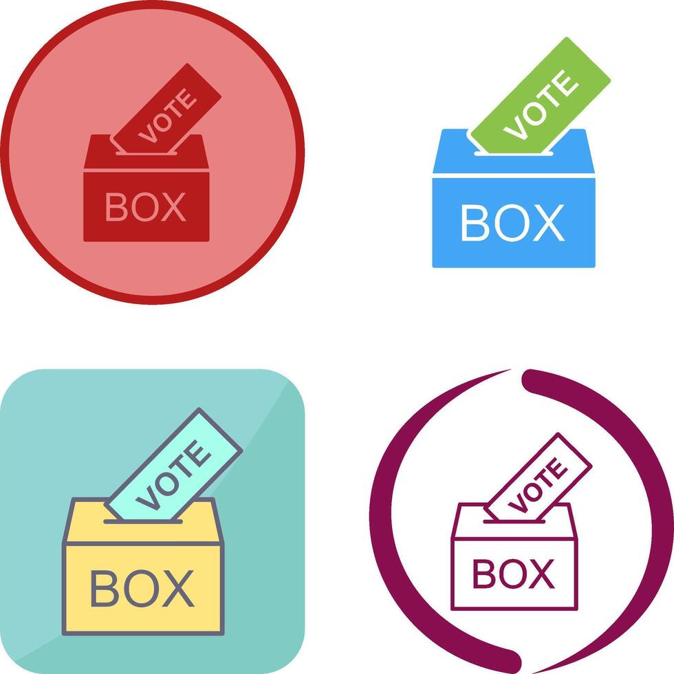 Giing Vote Icon Design vector