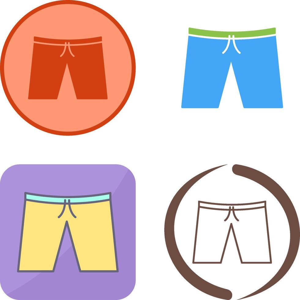 Shorts Icon Design vector