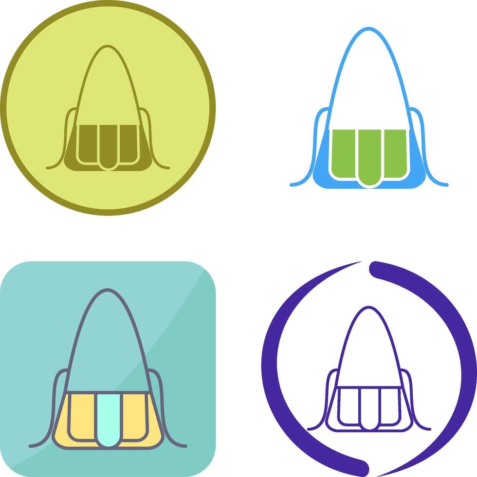 Bag Icon Design vector