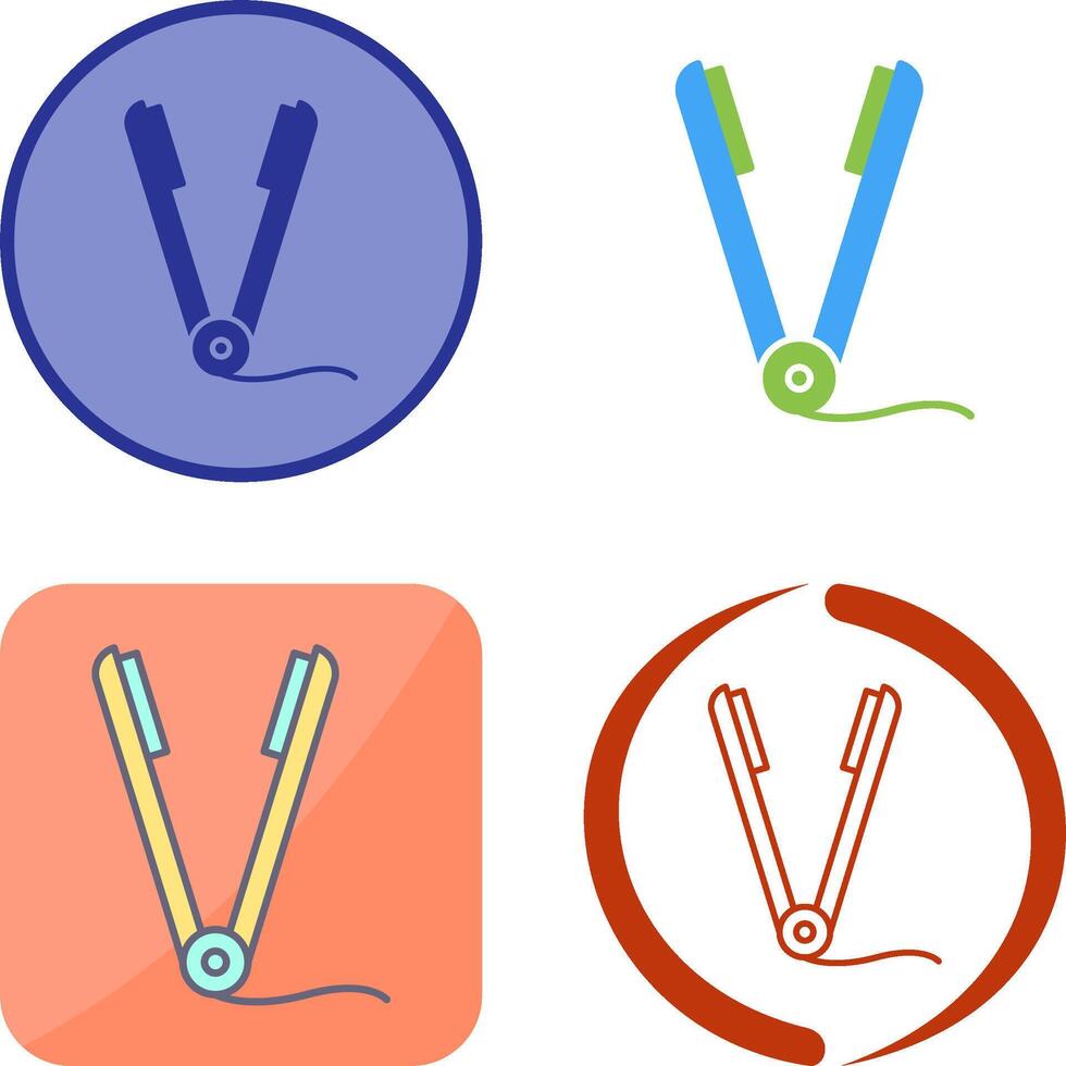 Straightener Icon Design vector