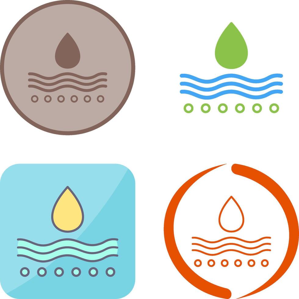 Moisture Icon Design vector