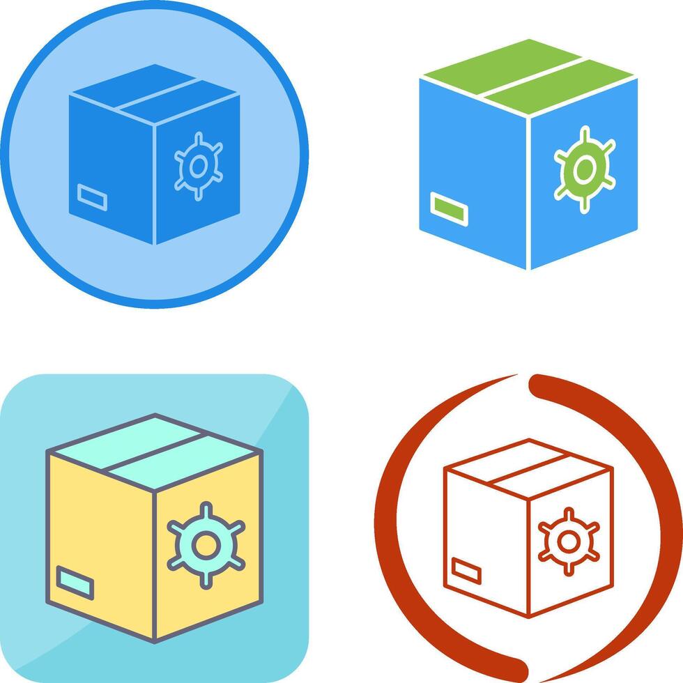Unique Seo Packages Icon Design vector
