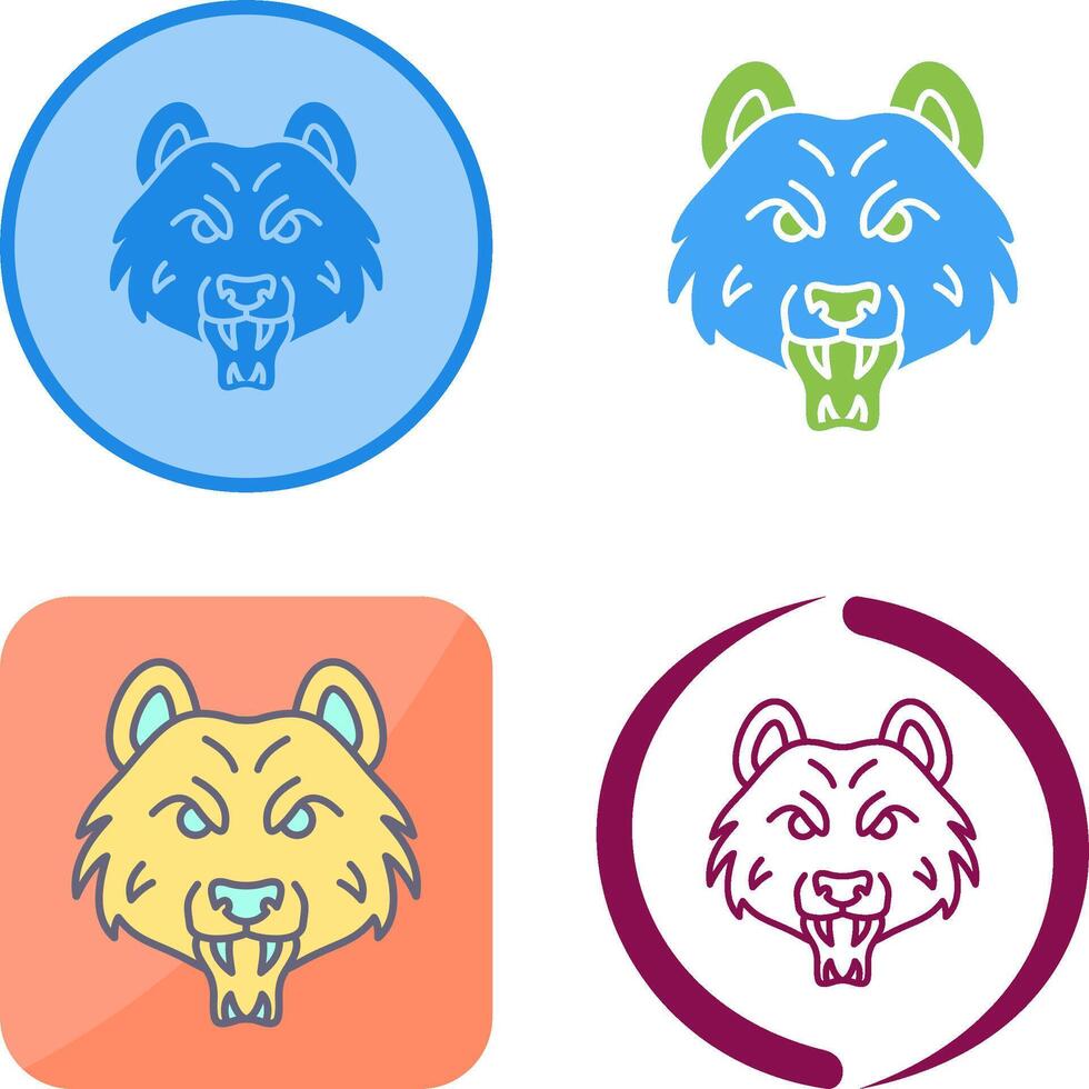 Bear Icon Design vector