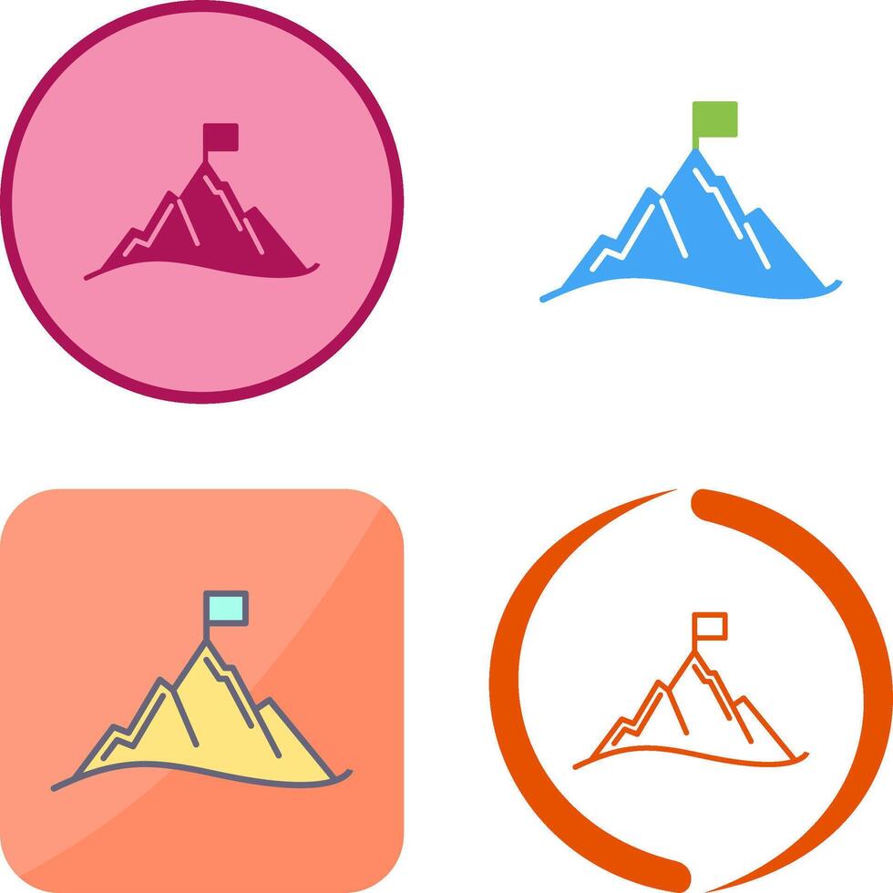 Mission Icon Design vector