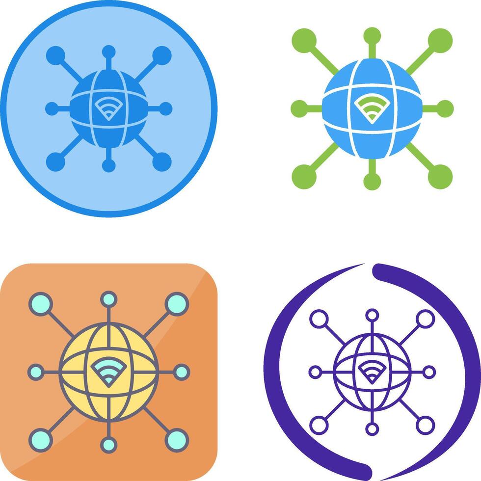 Internet Icon Design vector