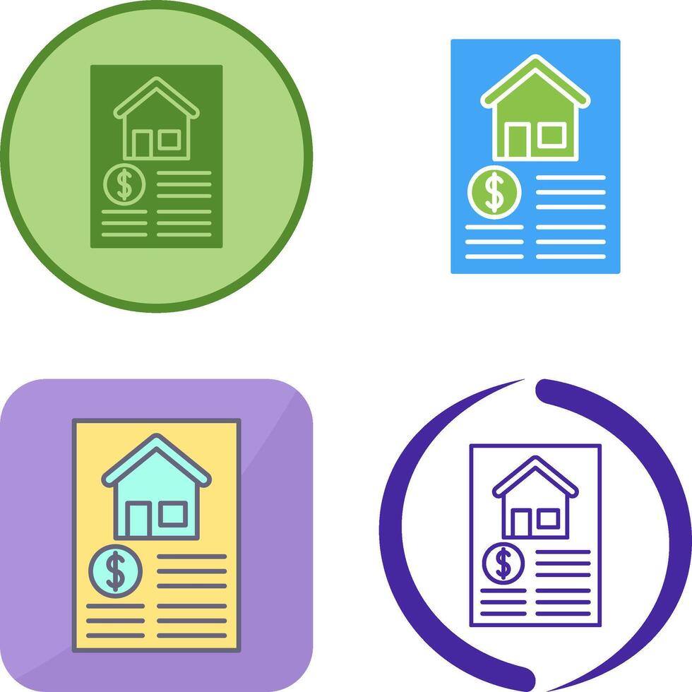 Document Icon Design vector