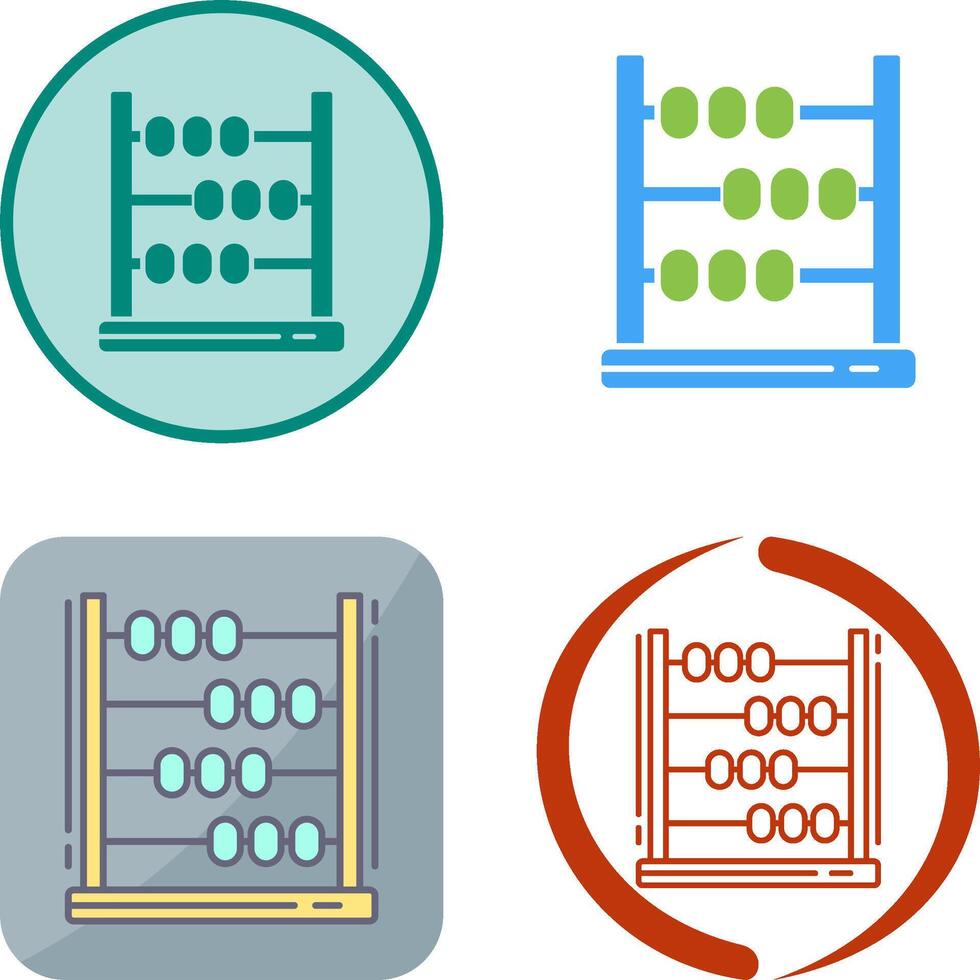 Abacus Icon Design vector