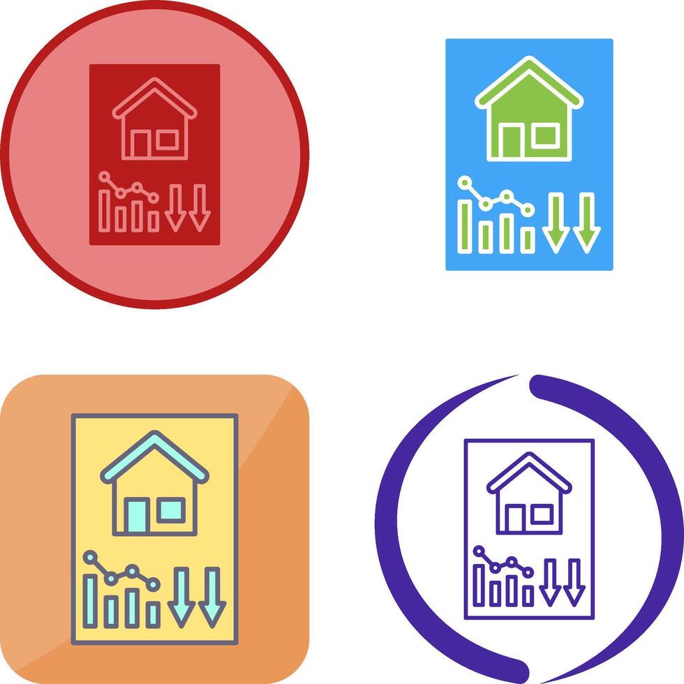 Loss Icon Design vector