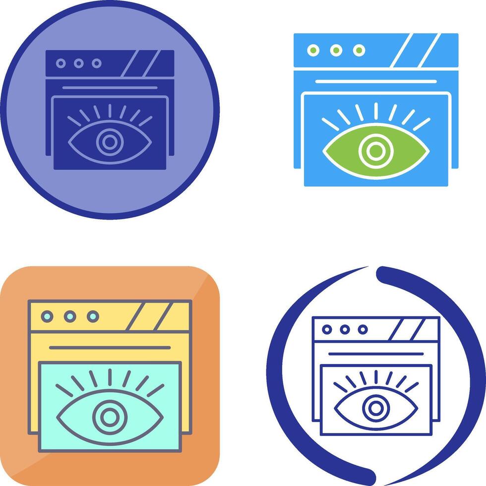 Eye Icon Design vector