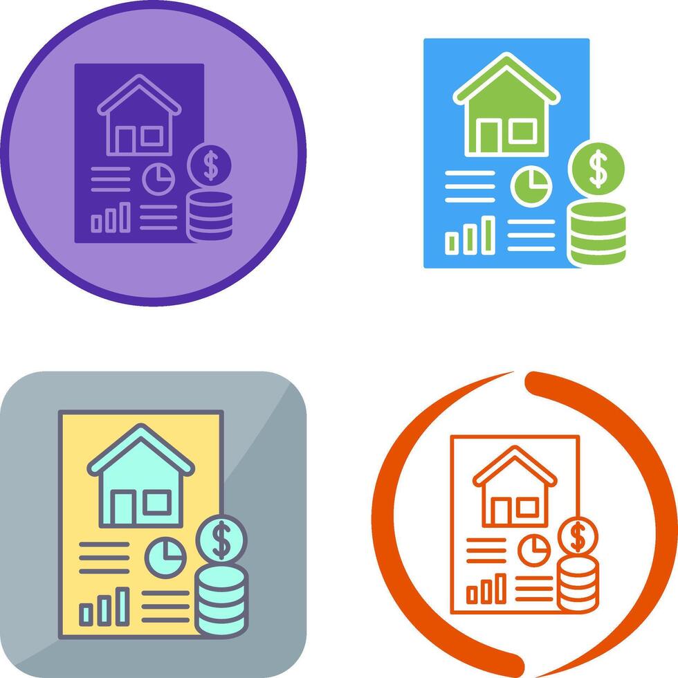 Loan Icon Design vector